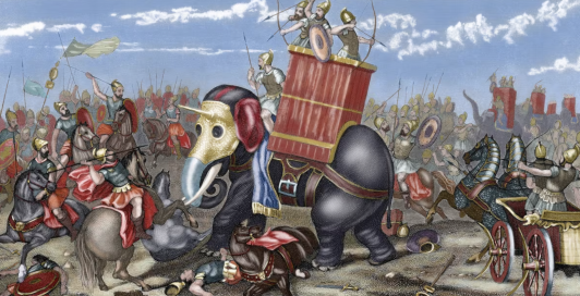 ¿Los elefantes eran usados como "máquinas de guerra" contra la Antigua Roma? Hallazgo de hueso de 2.200 años daría pistas de ello